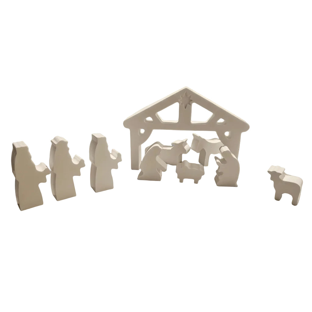 Crèche moderne blanche