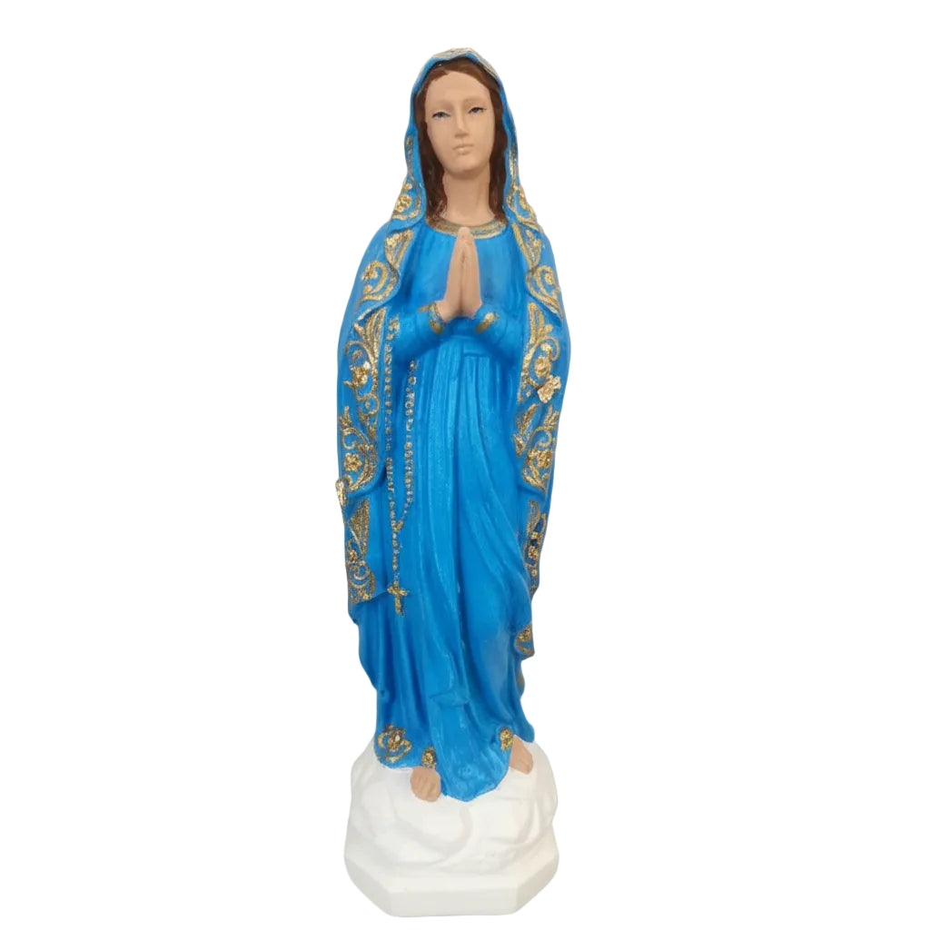 Statue Vierge Marie qui prie