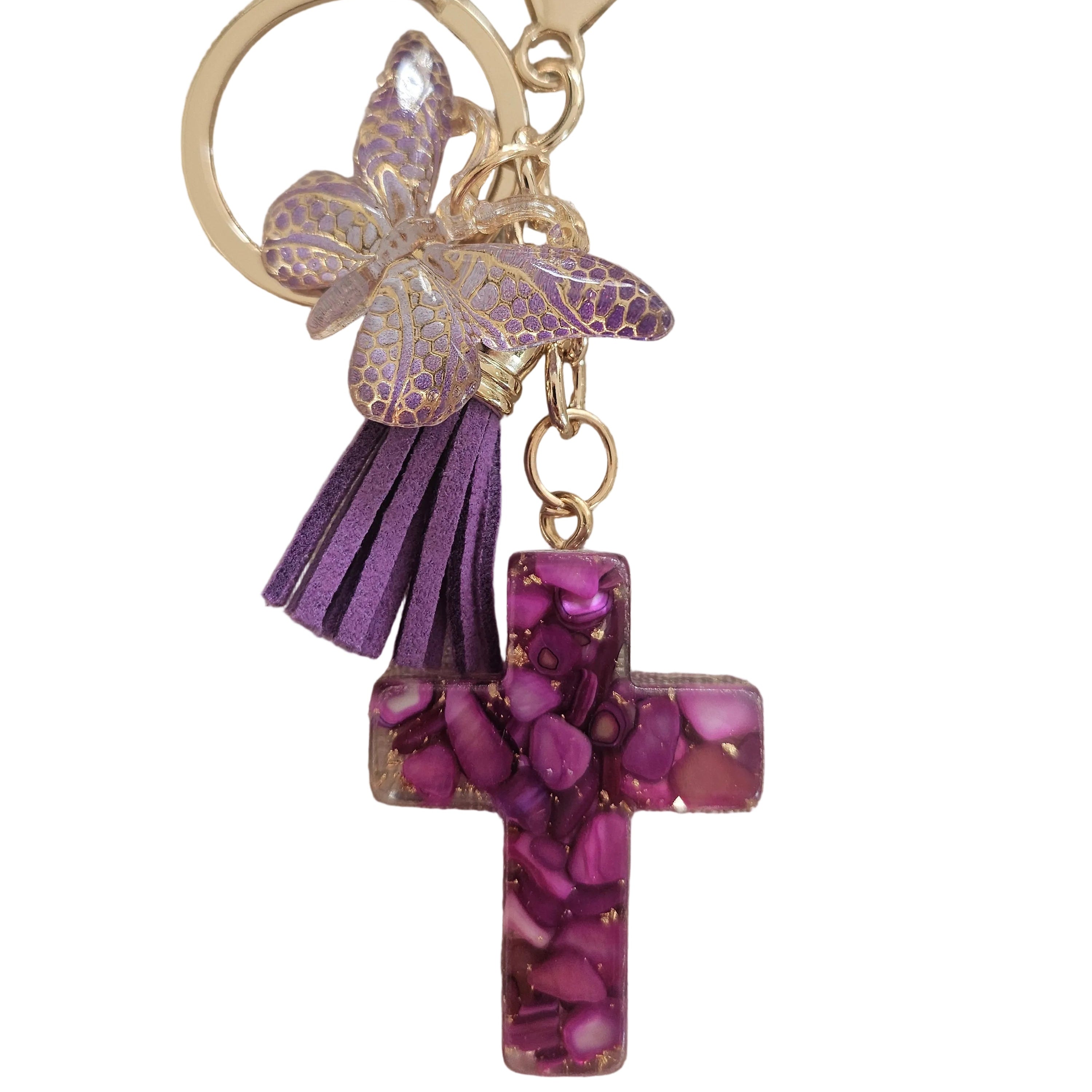 Porte-clés Croix couleurs