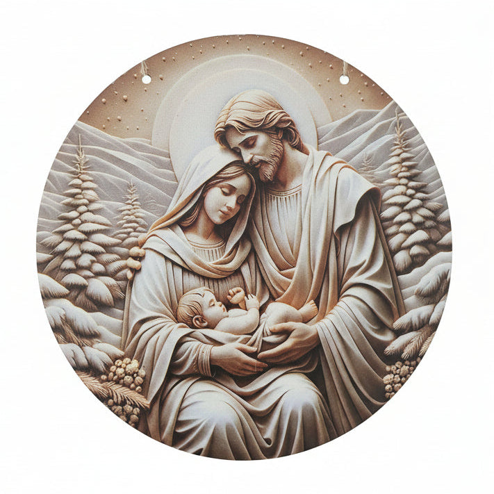 Sainte Famille décoration à suspendre Version 2