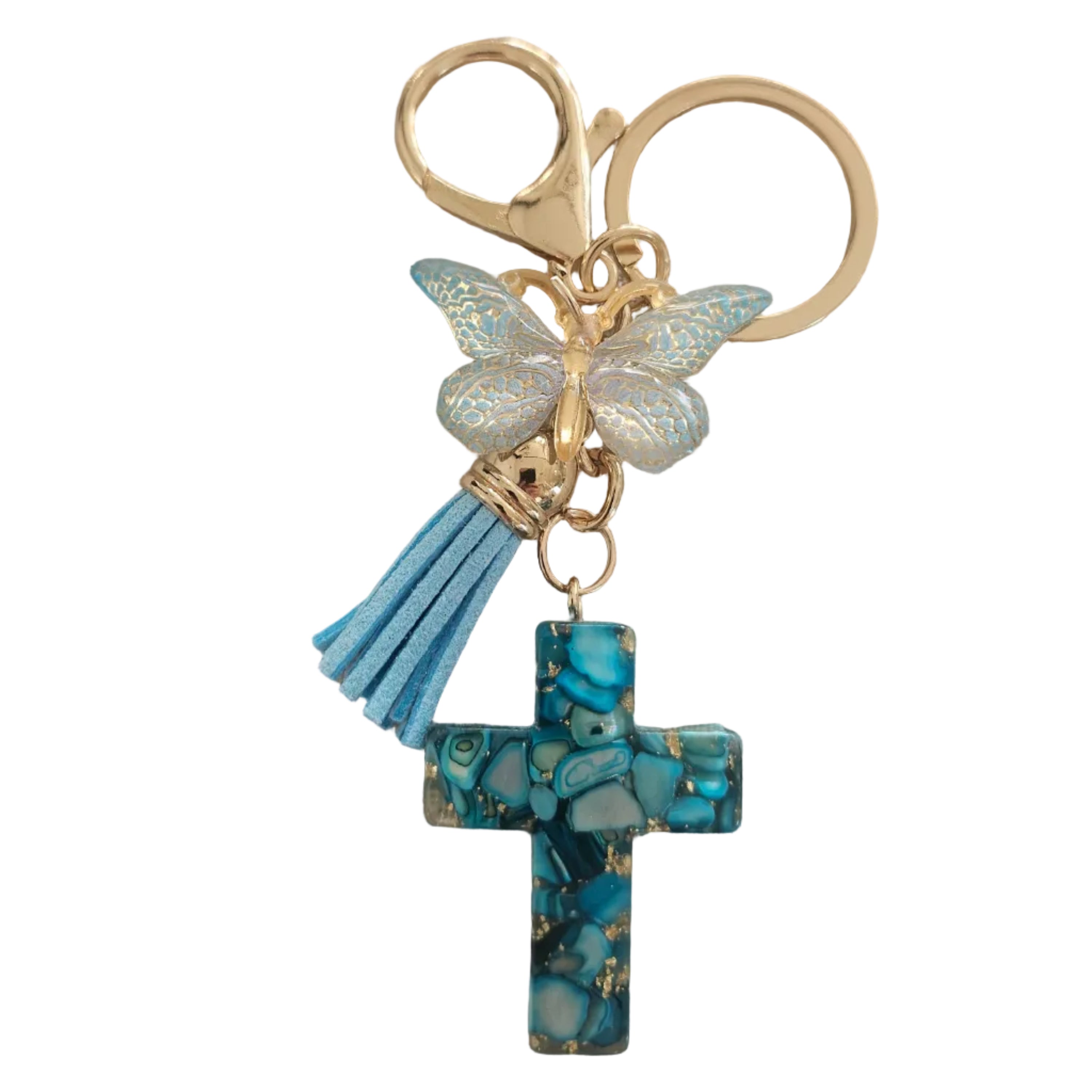 Porte-clés Croix couleurs