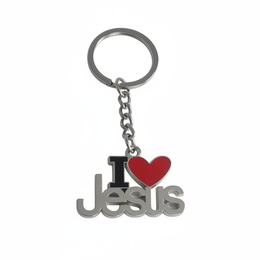 Porte-clés "I LOVE JESUS"