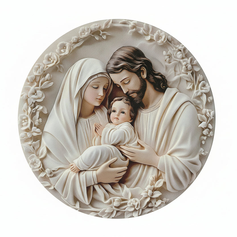 Sainte famille décoration à suspendre Version 1